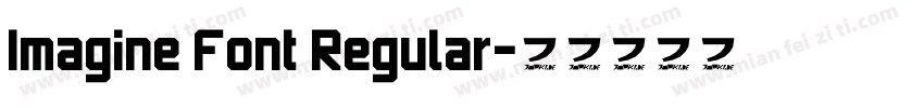 Imagine Font Regular字体转换